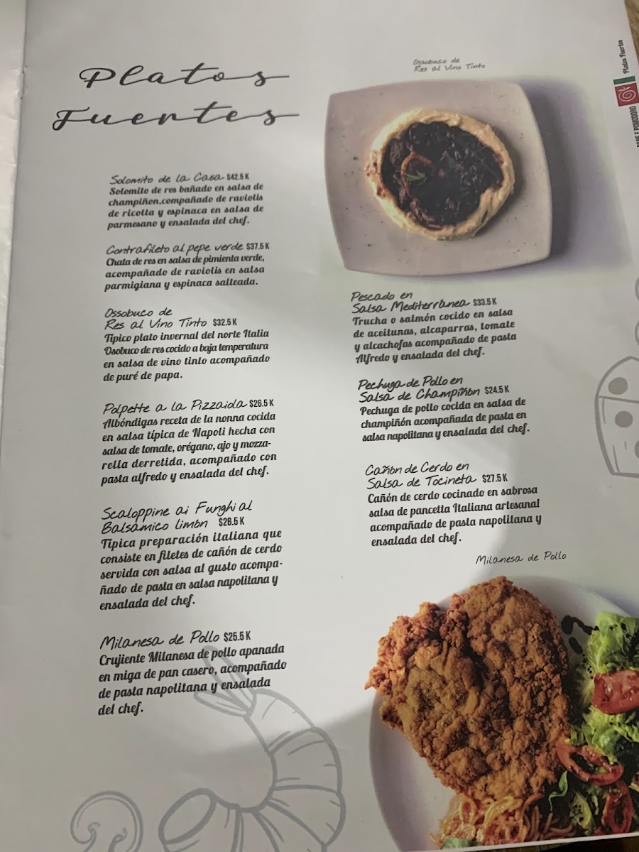 Pane e Pomodoro Laureles Menu - Image 3
